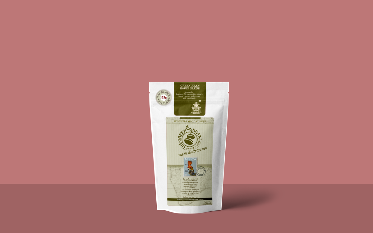 Green Bean HOUSE BLEND 125g coffee sample pack
