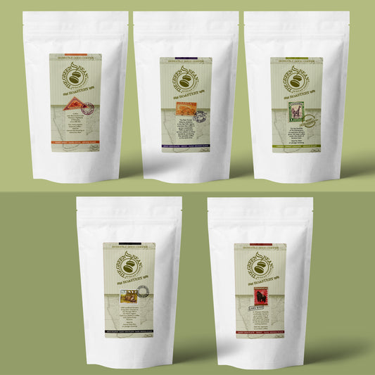 5 by 250g Single Origin Selection