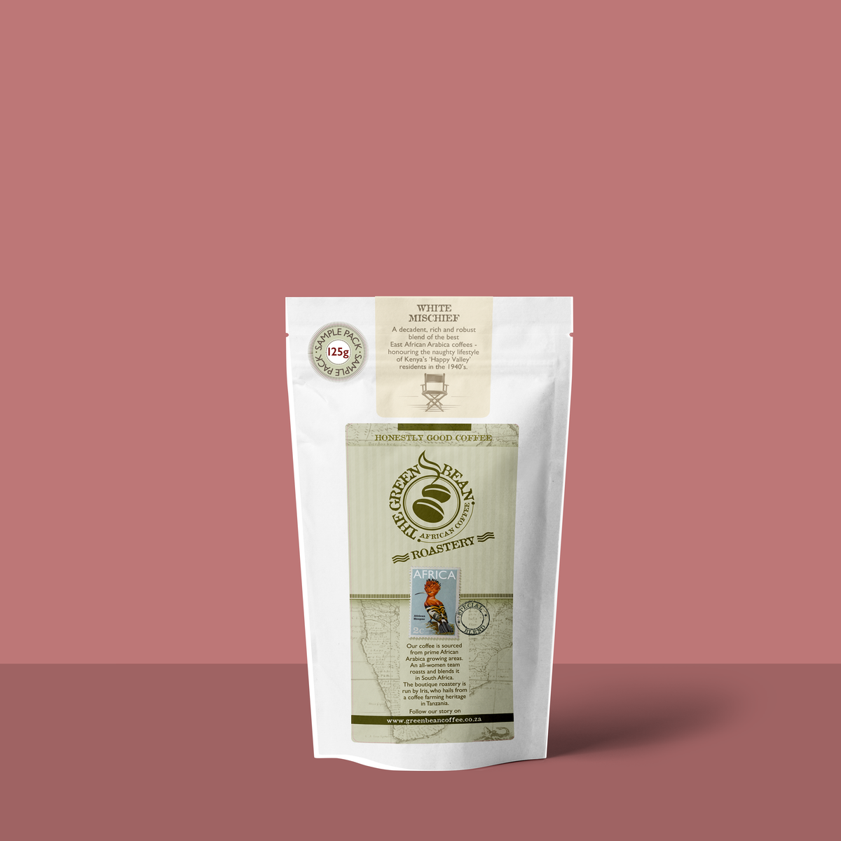 Green Bean WHITE MISCHIEF 125g coffee sample pack
